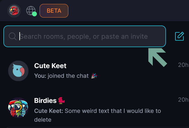 Joining Groups ποΈ When you receive an invite link from a peer (keet://...) , just click it or copy & paste it into the searchβ¦.